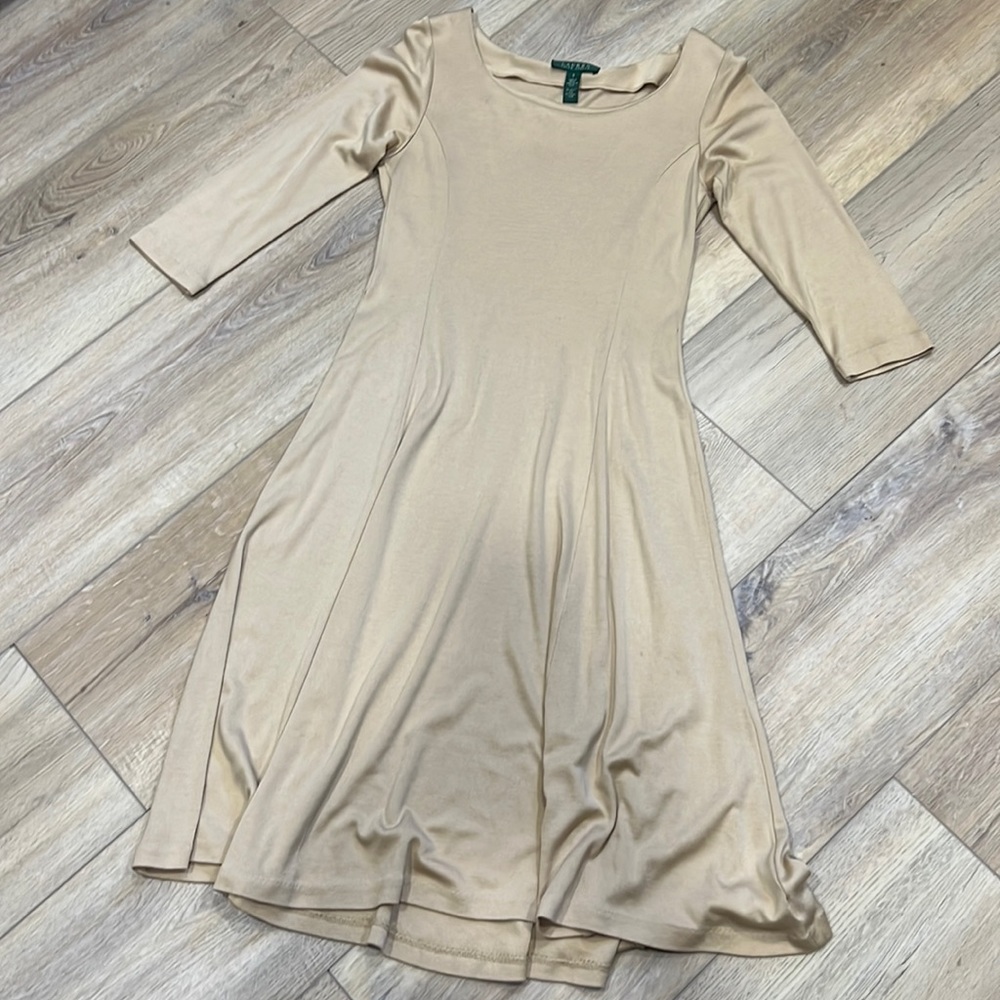 Ralph Lauren Beige Dress